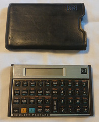 Vtg Hewlett Packard HP 15C Scientific Calculator w Case w Spiral Handbook 1985