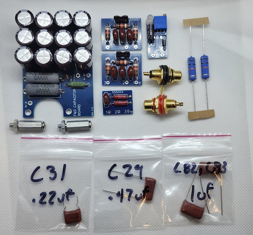Dynaco FM3 Upgrade Kit, Cap Board, PEC Modules, LED Dial+Audio Upgrade No Tariff