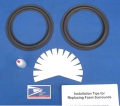 Infinity SM120 / SM122 Speaker Repair Kit / Woofer Foam Surround Refoam Kit