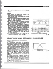 Pioneer SF-850 Electronic Crossover Network Owners Manual