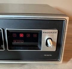 Vintage Sanyo 2/4 channel stereo 8 track tape player works Rd8010