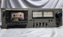Teac CX-351 Stereo Cassette Deck for PARTS/REPAIR w/Original Manual SOLD *AS-IS*