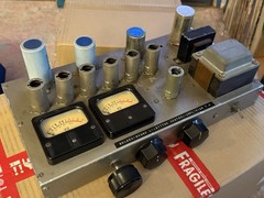 7 Tube 12ax7 12AU7 DIY Preamp Stereo Preamplifier UNTESTED 100v. NO TUBES
