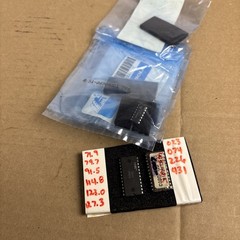 Large Lot of VTG Electronic Parts Meters, Pots, ICs, Transistors, Motorola