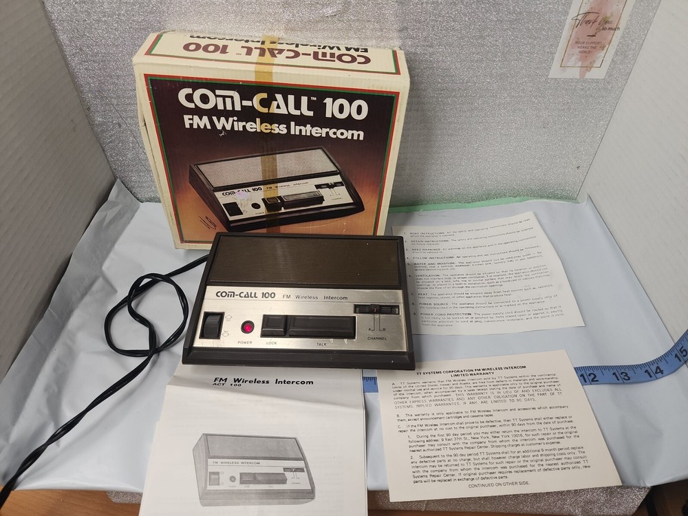 Vintage Com-Call 100 FM Wireless Intercom *1 unit* (T92)