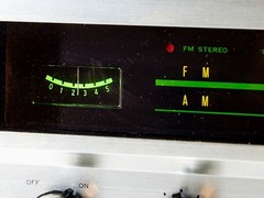 SANSUI 210 WORKS! 1970’s AM/FM Receiver SILVER FACE Japan Excellent Condition