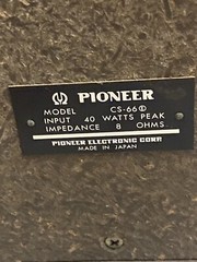 Pioneer CS-66E Speakers Pair – Vintage Japan – Works