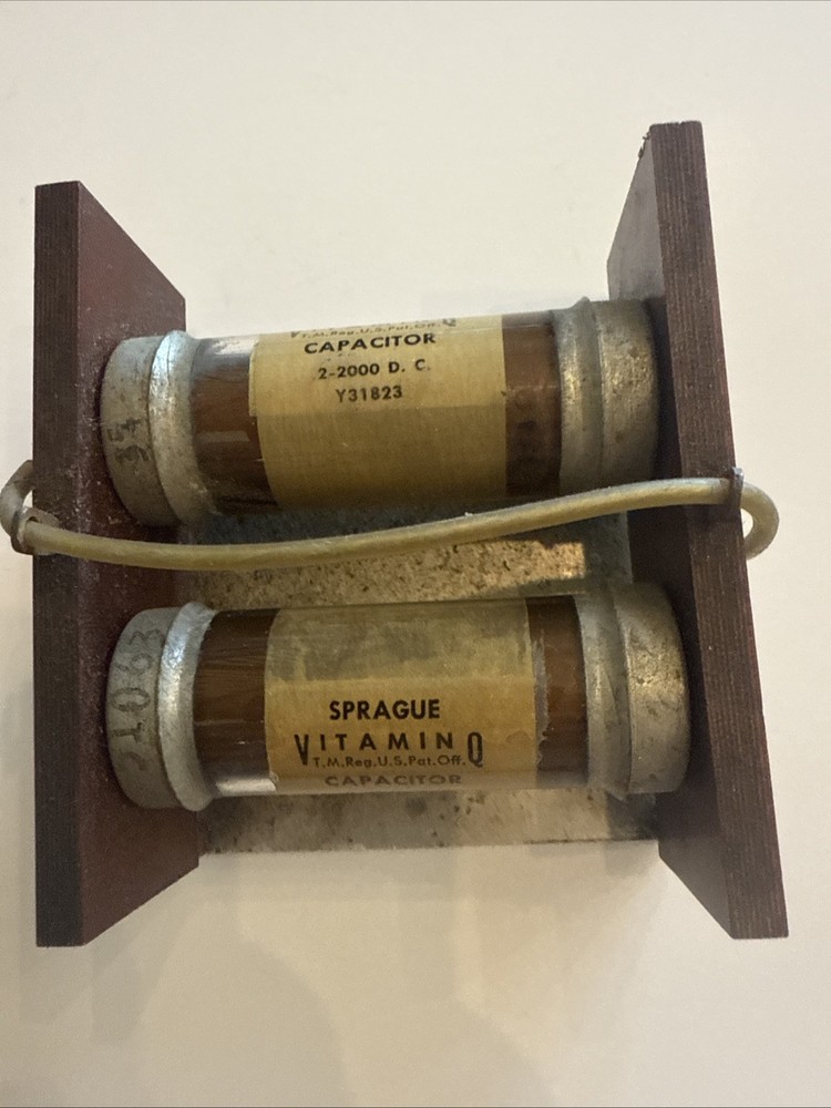 Sprague Vitamin Q Capacitors .2 – 2000 D.C Y131823