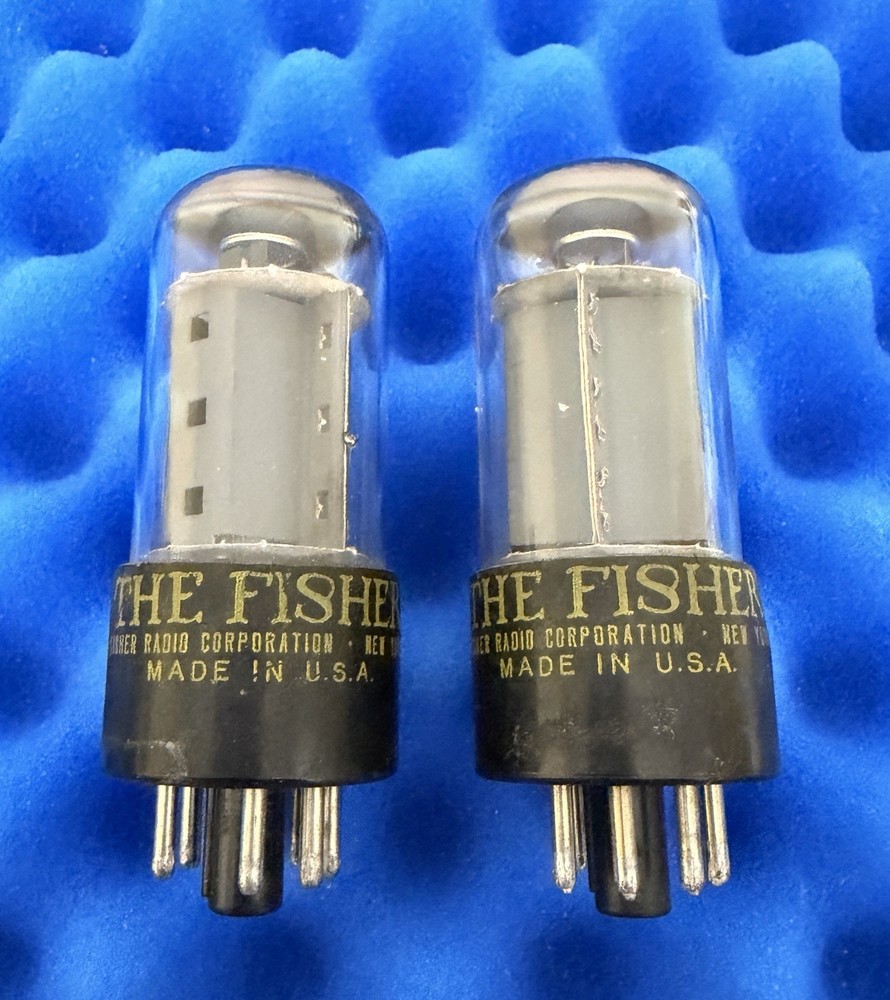 TWO The Fisher 7591A Tubes / Amplitrex Tested = Good But Not Great / Base Damage