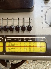 Working Triplett Model 3413-A Tube Tester