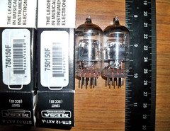 2 Strong Matched MESA Short Gray Plate O Getter STR- 12AX7-A / ECC 83 Tubes