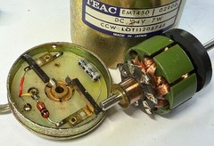 TEAC EM1450 (EM1446) Capstan Motor X-10 X-2000M 22-2 32 34 X-LOW WEAR SERVICED