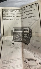 General Electric GE 7-2990A Short Wave FM/AM Radio | TESTED , WORKING MINT SWEET