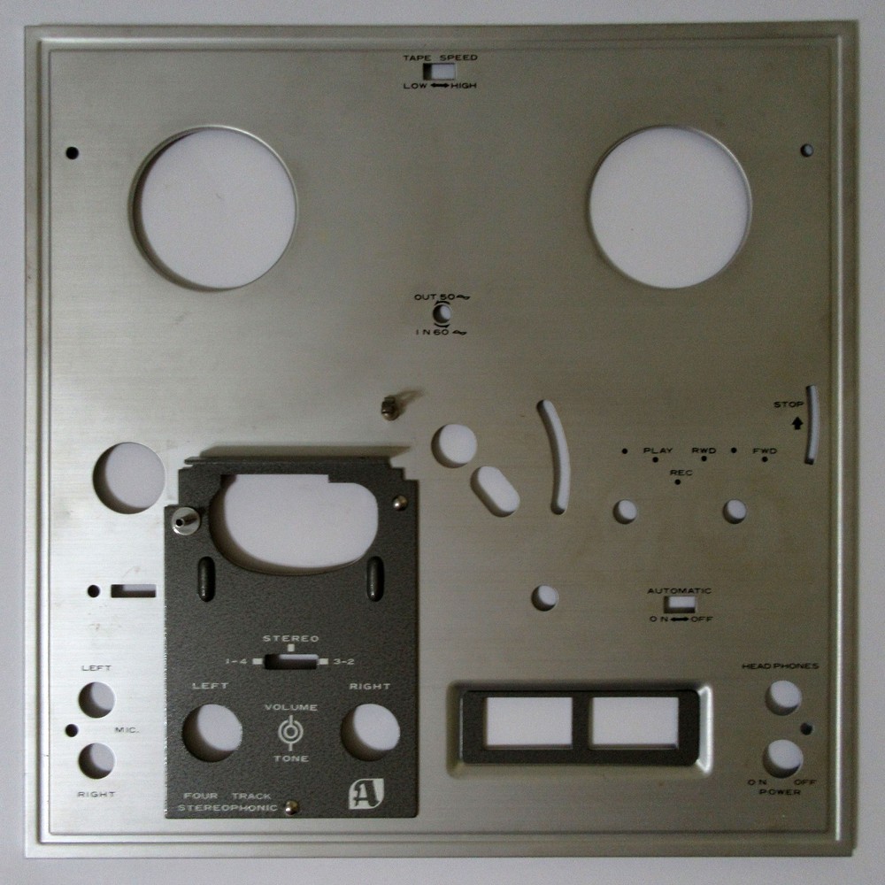 AKAI ® 1710W Open Reel Tape Deck PART – OEM – Top Control Plate Assembly