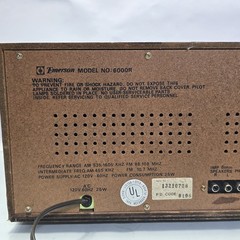Rare Emerson 6000R Stereo Receiver Cassette 8 Track Player Radio Tested Working