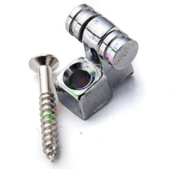 20pc Silver Electric Guitar Neck Ball Press Button Screw Musical Instrument Part