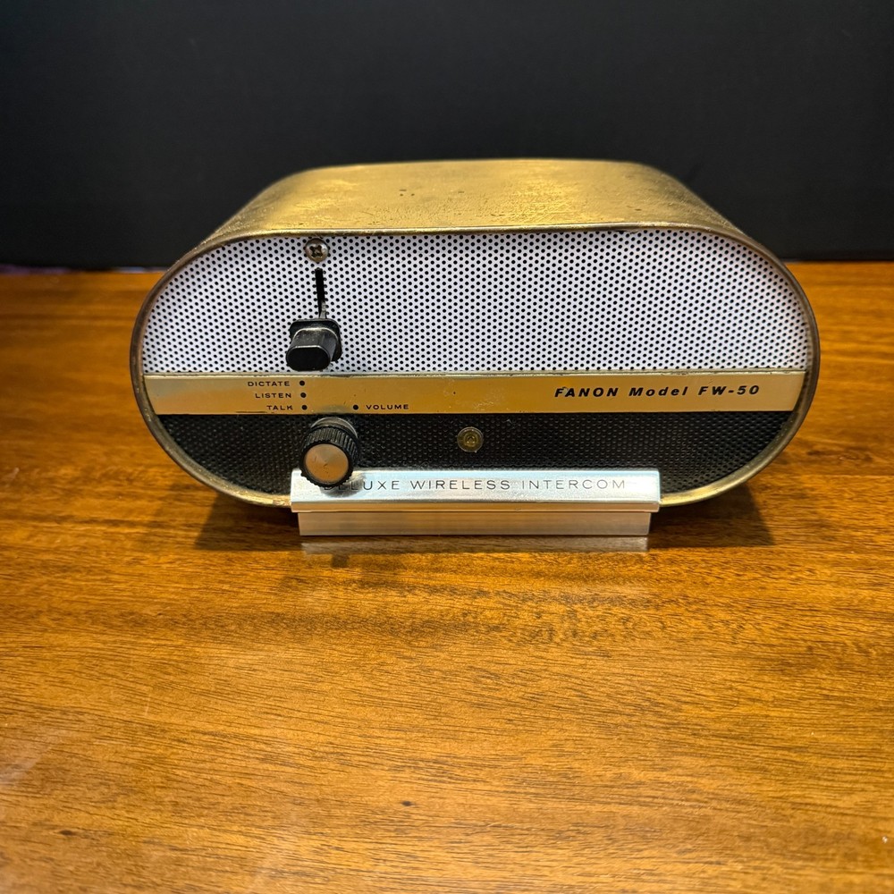 Vintage Fanon Model FW-50 Deluxe Wireless Intercom Mid-Century untested