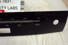 Philips 7831 Receiver Dial Scale. Nice Condition. Parting Out Entire 7831