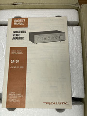 Vintage TM 150 Stereo AM/FM Radio Tuner 31 1956 Realistic/Radio Shack New opened