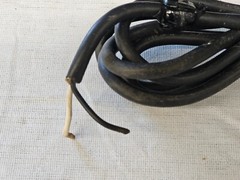 Bell Carillon 6060 Tube Amplifier Power Cord Cable Plug Original Part