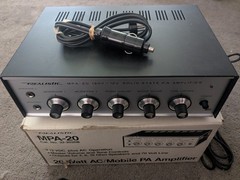 Vintage Realistic MPA-20 Solid State PA Amplifier Model 32-2020B