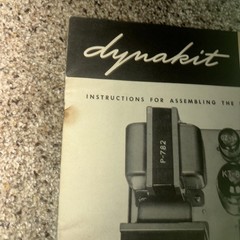 DYNACO DYNAKIT MARK III INSTRUCTIONS – ORIGINAL