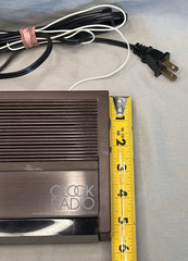 Vintage Toshiba RC-7100 Clock Radio AM FM Digital Alarm Tested Works Retro Brown