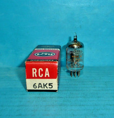 1 RCA 6AK5 Tube Halo Getter Tested NOS/NIB