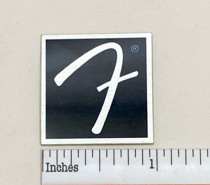 Fender Amp or Case Logo Badge Custom Made Aluminum