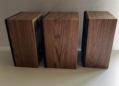 2 Vintage Pioneer CS-X300-Q + 1 Cs-x500-Q Surround Speakers Book Shelf Tested
