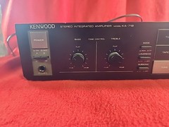 Kenwood KA-71B Integrated Stereo Amplifier Working.