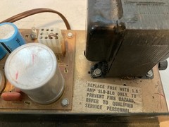 1960s Magnavox transistorized amplifier chassis Tube Amp Untested