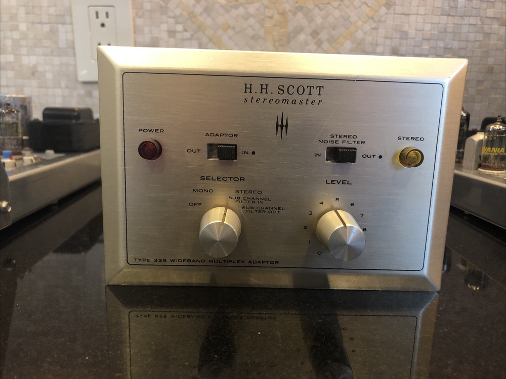 H H SCOTT 335 STEREOMASTER WIDEBAND MULTIPLEX ADAPTOR Upgraded MPX Filter Caps