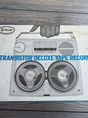 Vintage Stellar REC-16 6 Transistor Deluxe Tape Recorder With Box & Accessories
