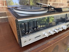 🍊Vintage 1970s Panasonic FM/AM Stereo Music Center w/ 8-Track | Model SE-4440🎶
