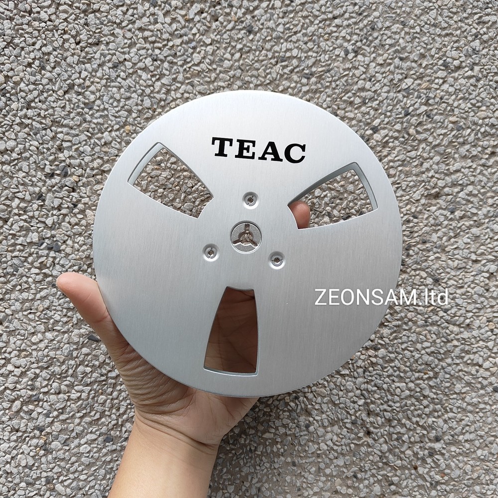 1 PCS 7” TEAC Tape Reel Aluminum Reel to Reel Empty Take up Reel(Sliver)