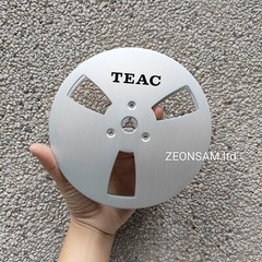 1 PCS 7” TEAC Tape Reel Aluminum Reel to Reel Empty Take up Reel(Sliver)