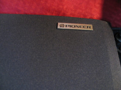 PAIR Pioneer GRILL CLOTHS and frame FROM CS-G105 Speaker excellent 22×13″