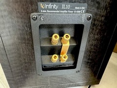 Imfinity IL10 Speaker Pair. Beautiful Black Grain Wood. USA. Pick Up Only!