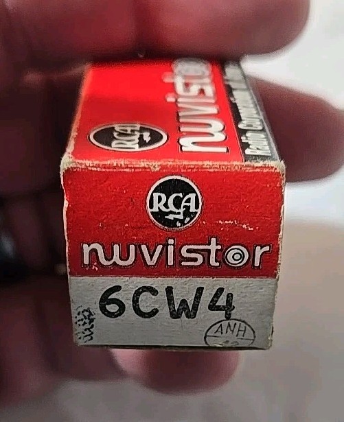6CW4 RCA NuVistor Medium-Mu Triode Vacuum Tube New Old Stock